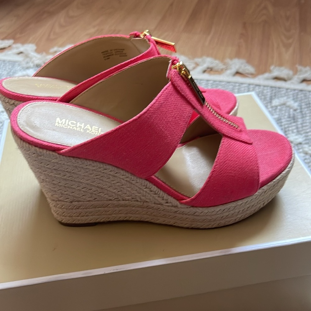 Michael Kors Bradley Mule Small Weave Canvas - Picture 5 of 8